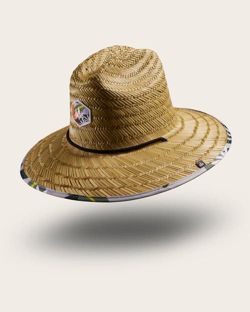 Shop Hemlock Barbados Straw Lifeguard Hat In Floral