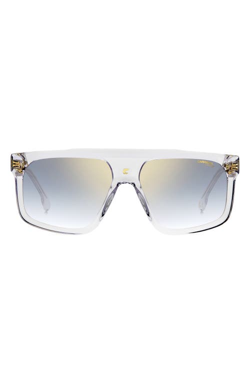 Carrera Eyewear 59mm Flat Top Sunglasses In Metallic