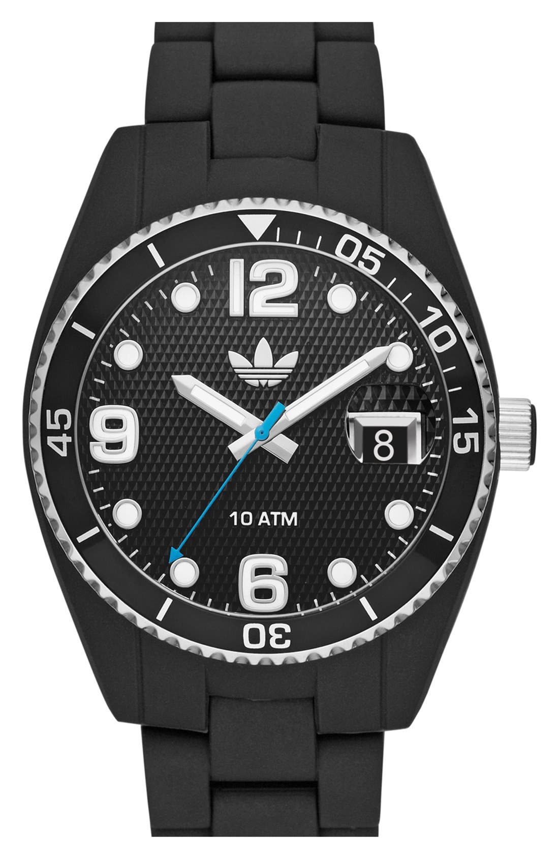adidas Originals 'Brisbane' Silicone Bracelet Watch, 42mm Nordstrom
