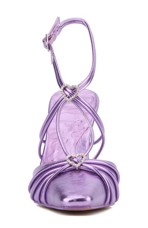 Olivia Miller Celestial Pointed Toe Pump In Purple