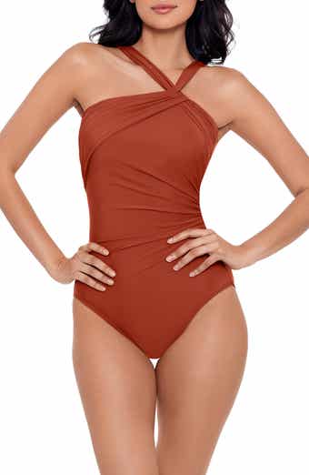 Miraclesuit Illusionist Azura Allover-Slimming One-Piece Swimsuit - Macy's