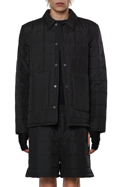 Quilted Water Resistant Liner Shirt Jacket