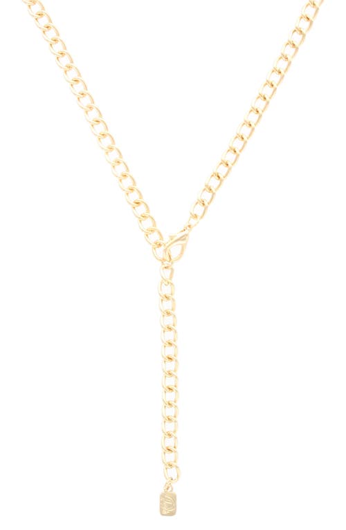Shop Olivia Welles Carissa Mesh Necklace In Gold/mint