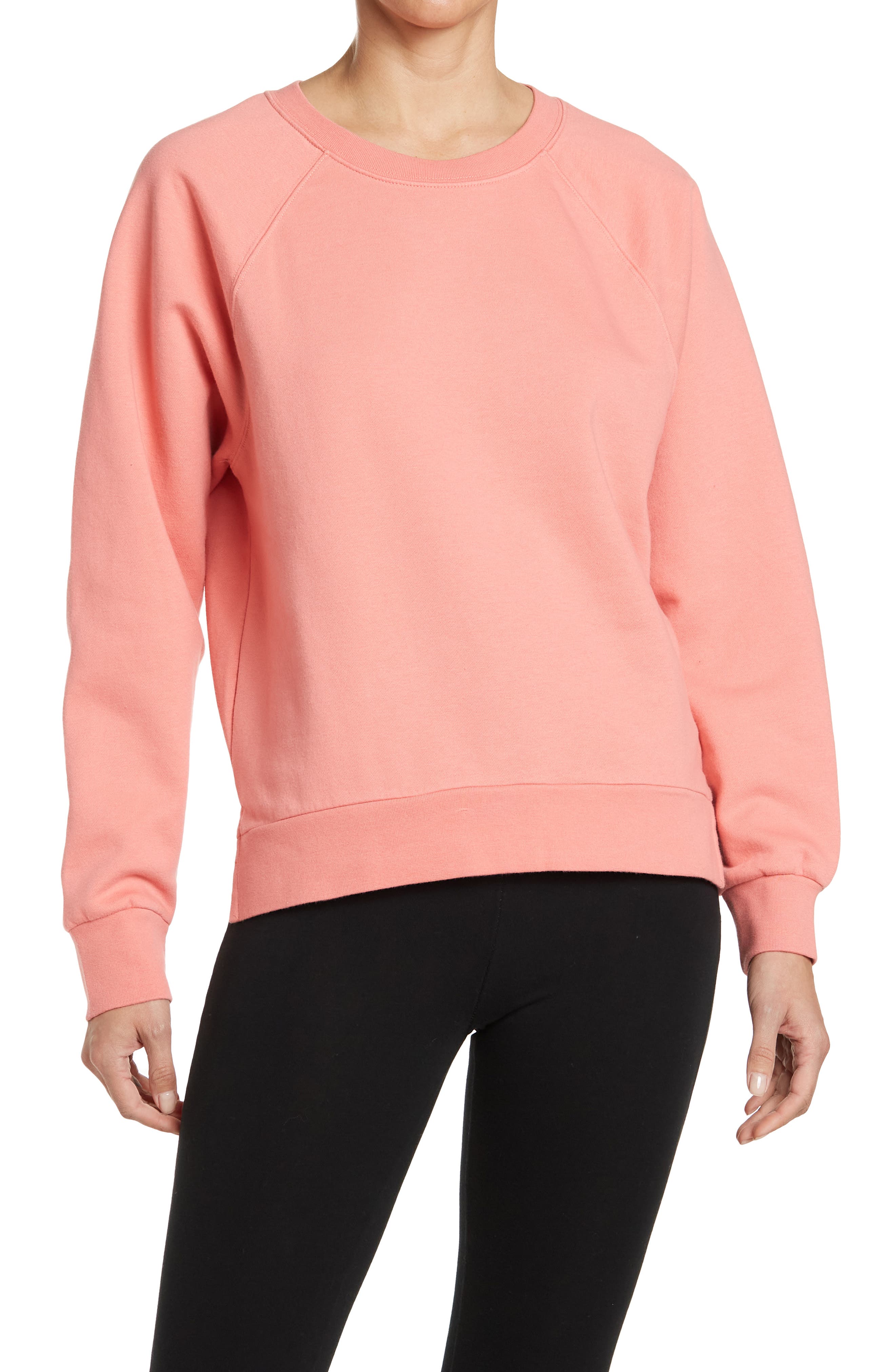 Sweat Zelle By Nordstrom Femme Junior Pêche Et Rose Taille XL Zip Up