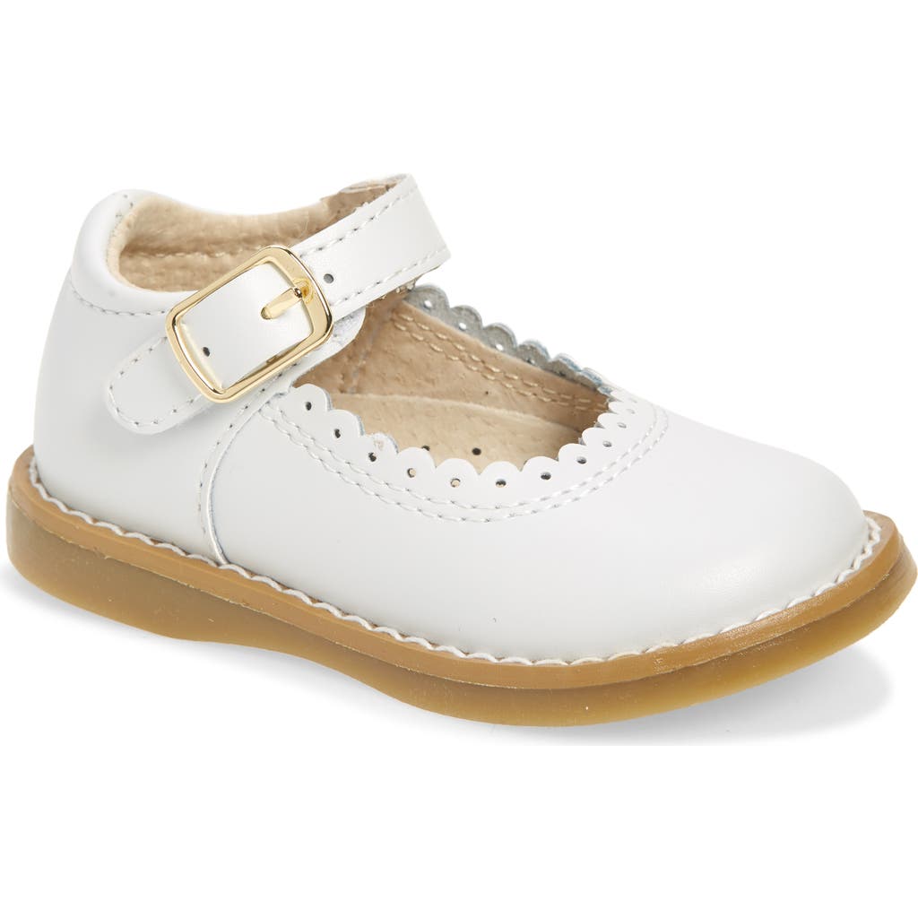 Footmates Allie Mary Jane in White  product