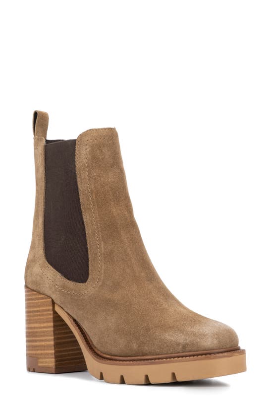 Vintage Foundry Penelope Leather Bootie In Light Brown