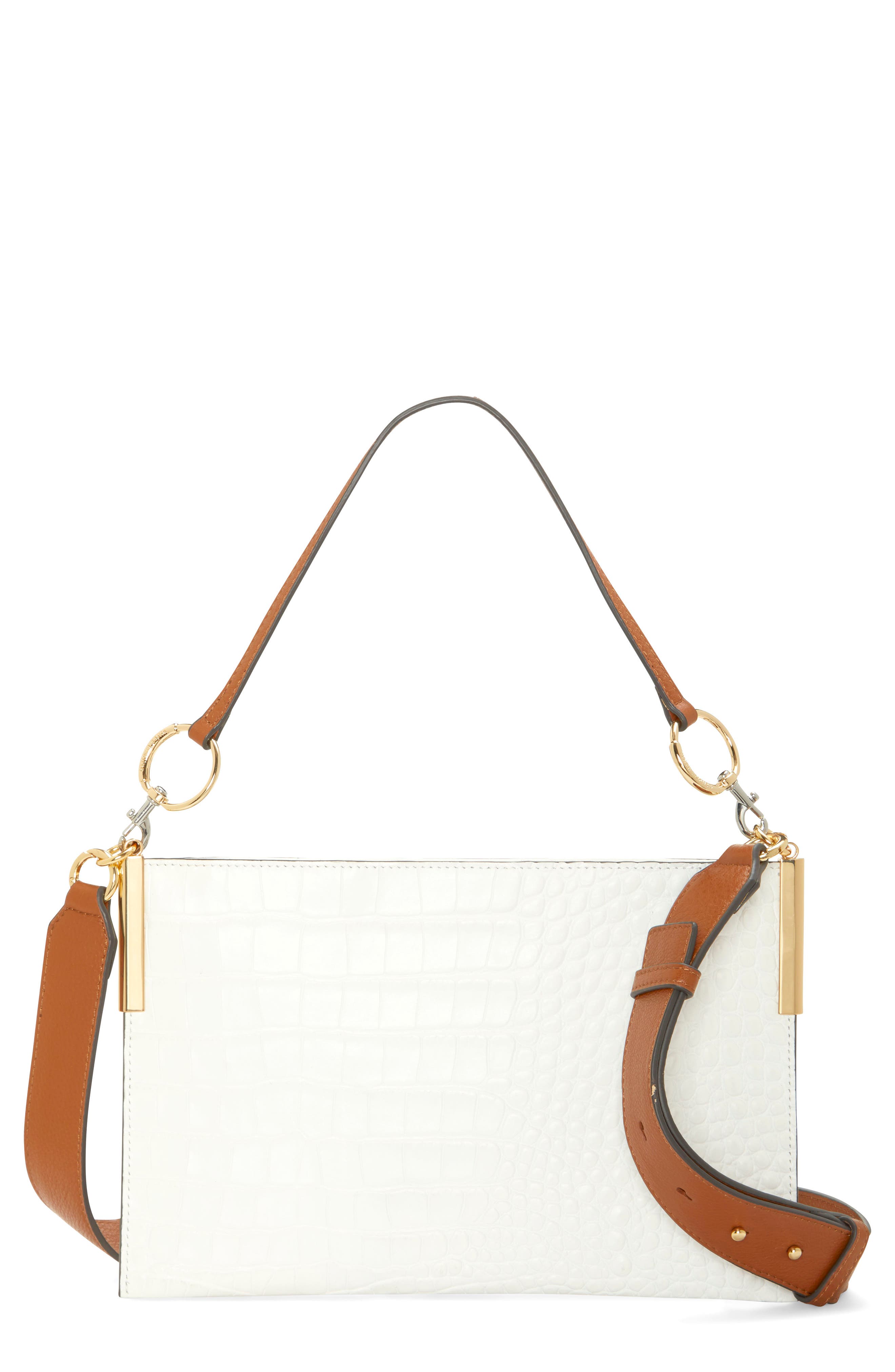 vince camuto white purse