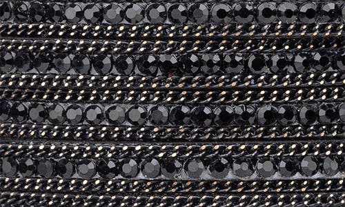Saachi Midnight Suede Beaded Bracelet In Black