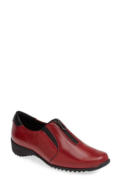 Berkley Sneaker in Red Leather