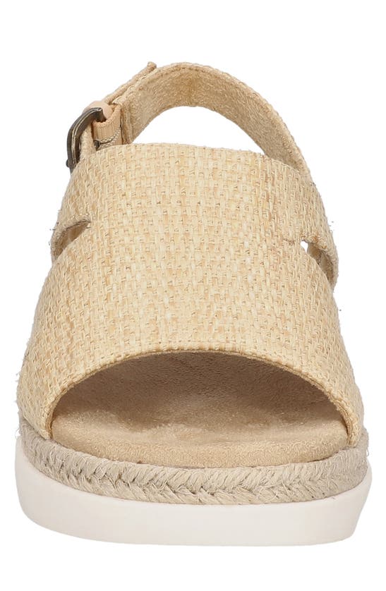 Bella Vita Kato Espadrille Slingback Sandal In Natural