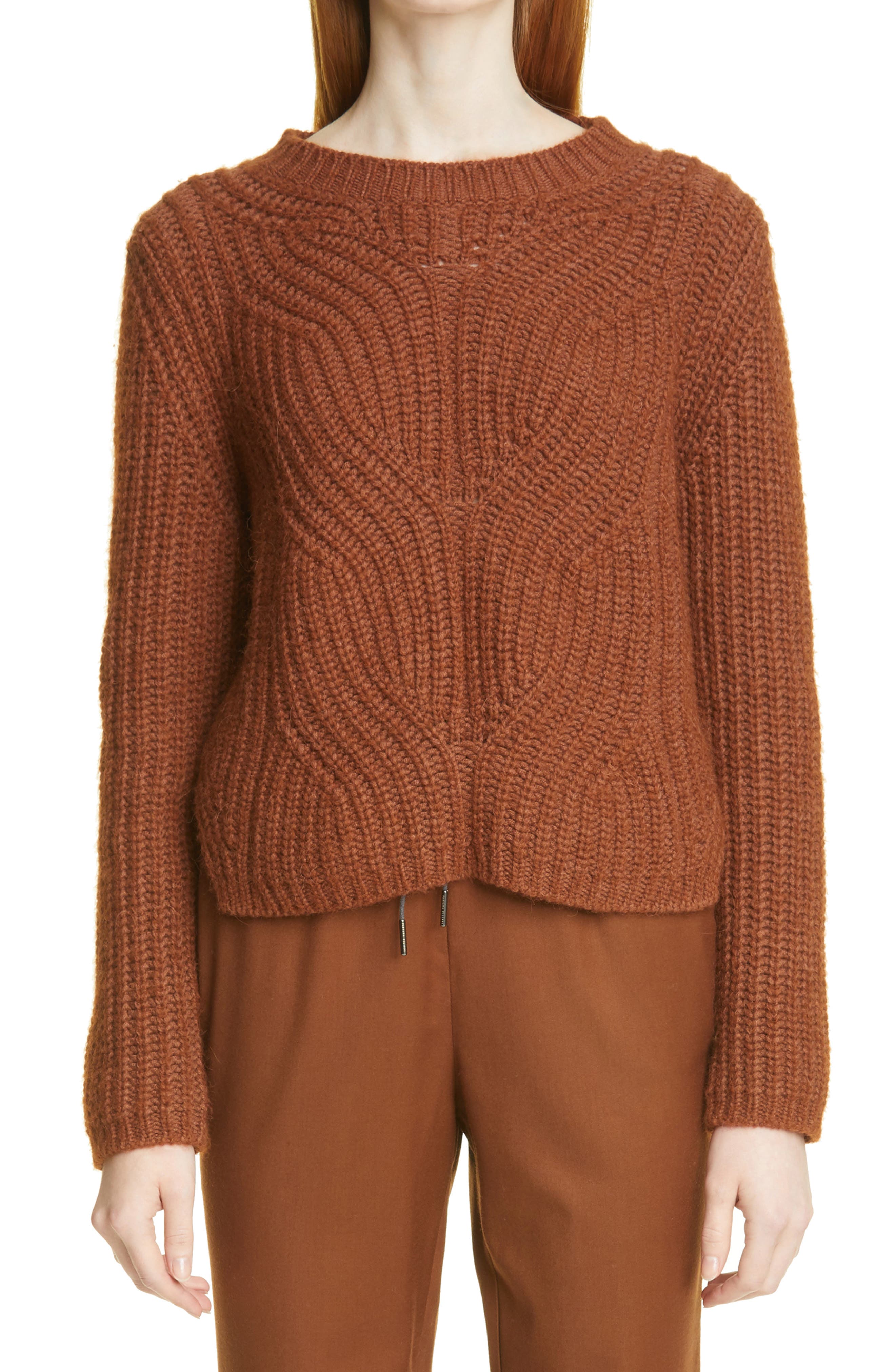 Fabiana Filippi Linen Cardigan in Camel Womens Clothing Jumpers and knitwear Cardigans Natural 