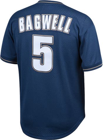 Jeff Bagwell Houston Astros Mitchell & Ness Youth Cooperstown Collection Mesh Batting Practice Jersey - Navy