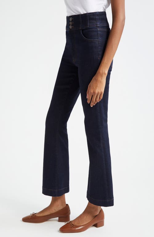 Shop Veronica Beard Carson High Waist Ankle Flare Jeans In Indigo Rinse