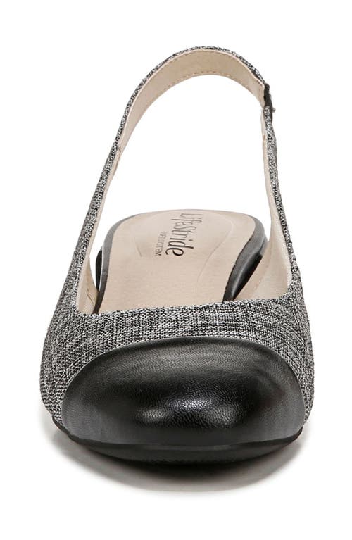 LIFESTRIDE LIFESTRIDE BECOMING CAP TOE SLINGBACK PUMP
