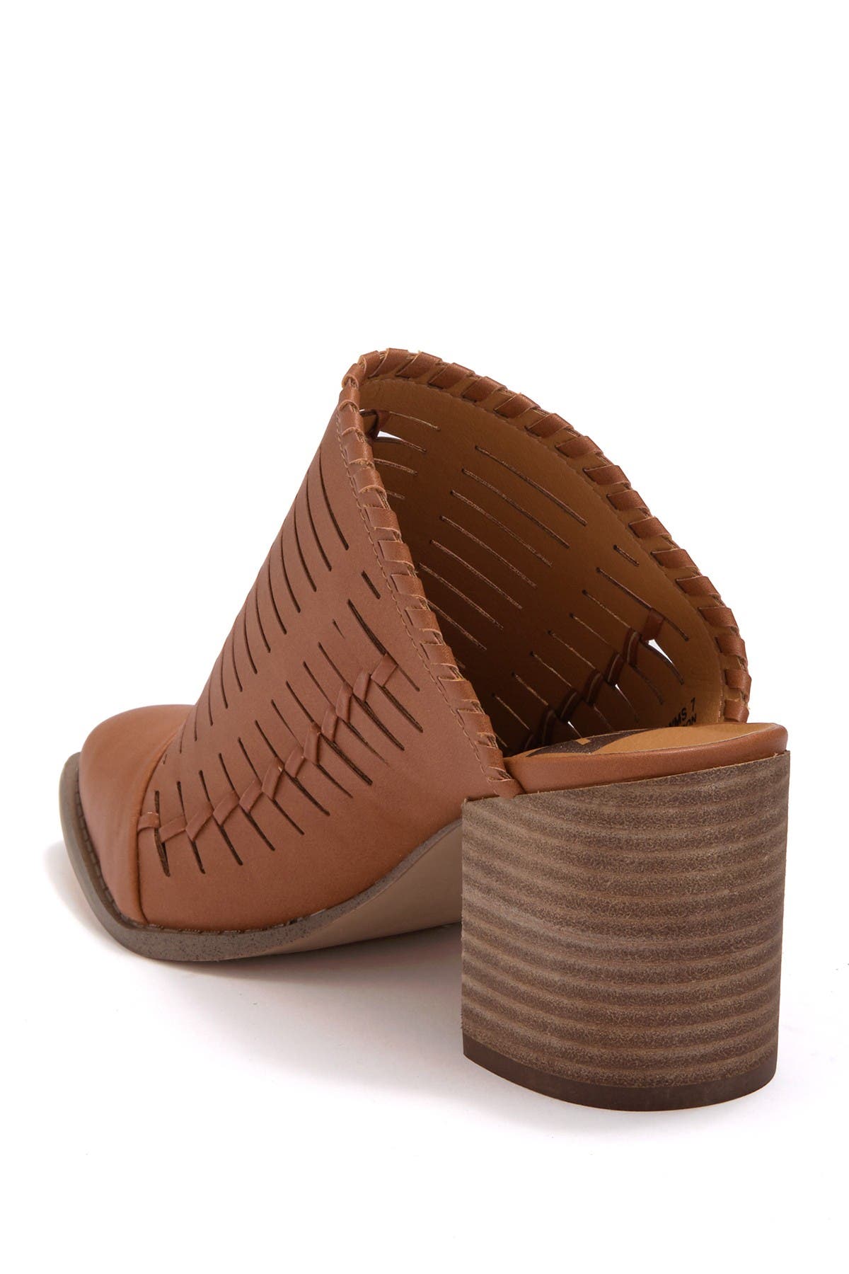 woven pointed toe mules
