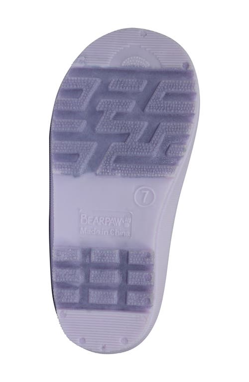 Bearpaw Kids' Shortie Rain Boot In Purple