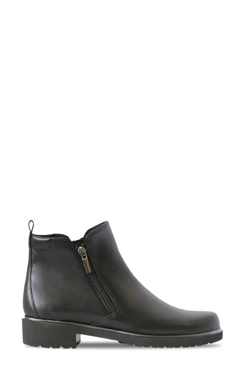 Rourke Water Resistant Bootie in Black Leather