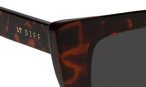 Diff 54mm Cat Eye Sunglasses In Dark Tortoise