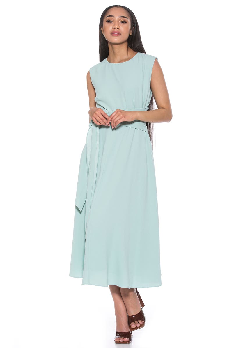 Alexia Admor Paris Sleeveless Asymmetric Tie Midi Dress | Nordstromrack
