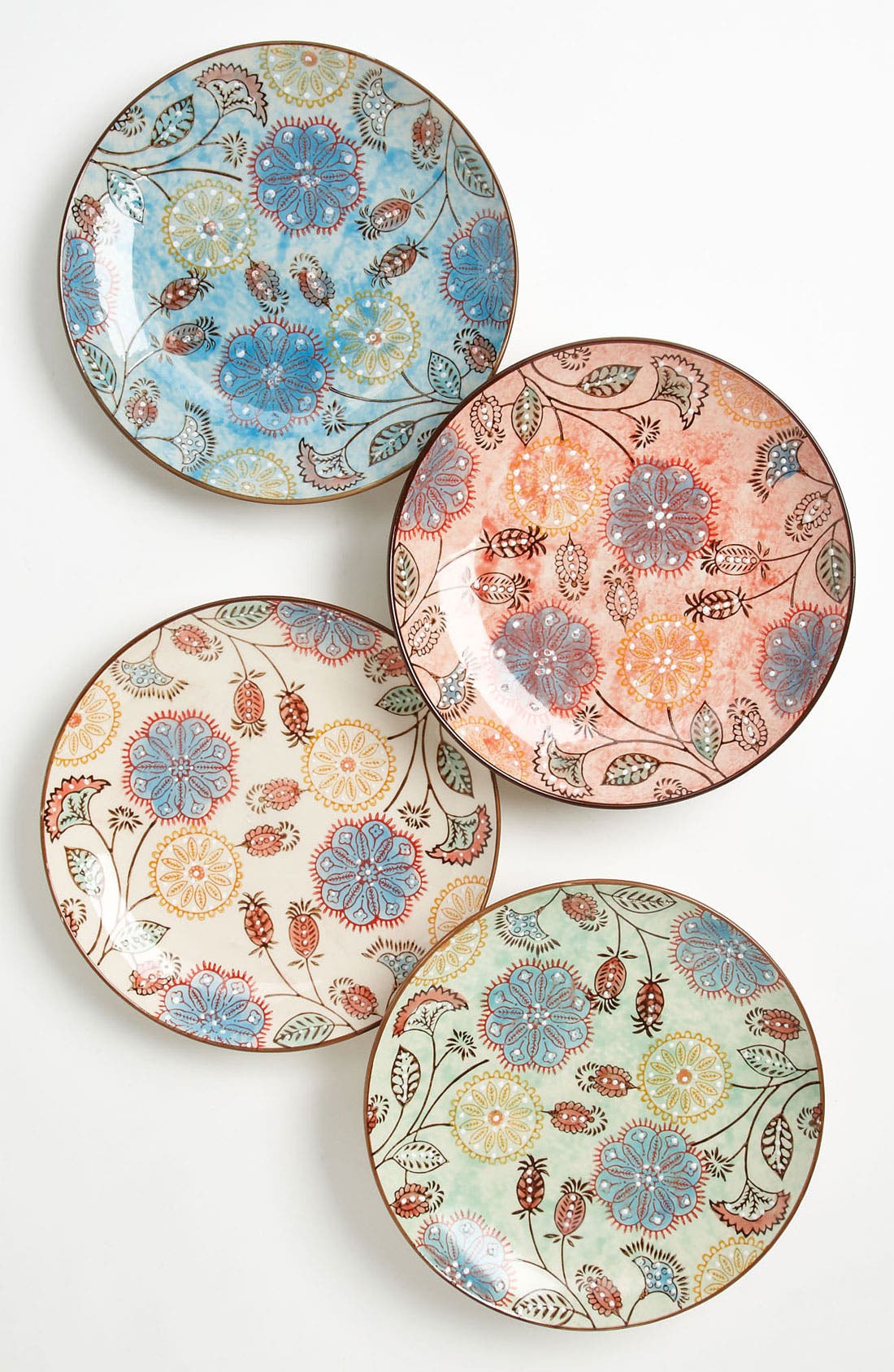 Hand Painted Floral Plates (Set of 4) Nordstrom