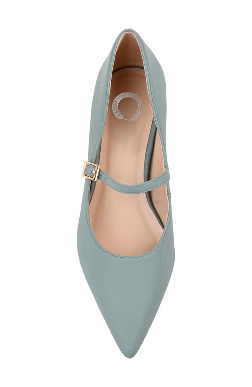 Shop Journee Collection Manza Pointed Toe Pump In Blue