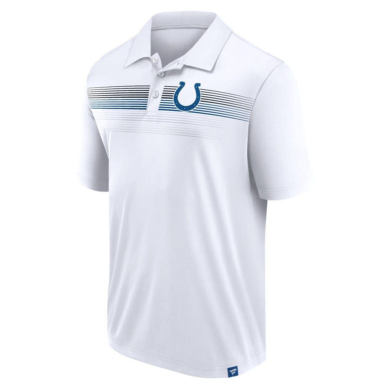 Shop Fanatics Branded White Indianapolis Colts Victory For Us Interlock Polo