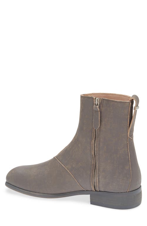 Our Legacy Michaelis Square Toe Boot In Vintage Clawed Stone Bovine
