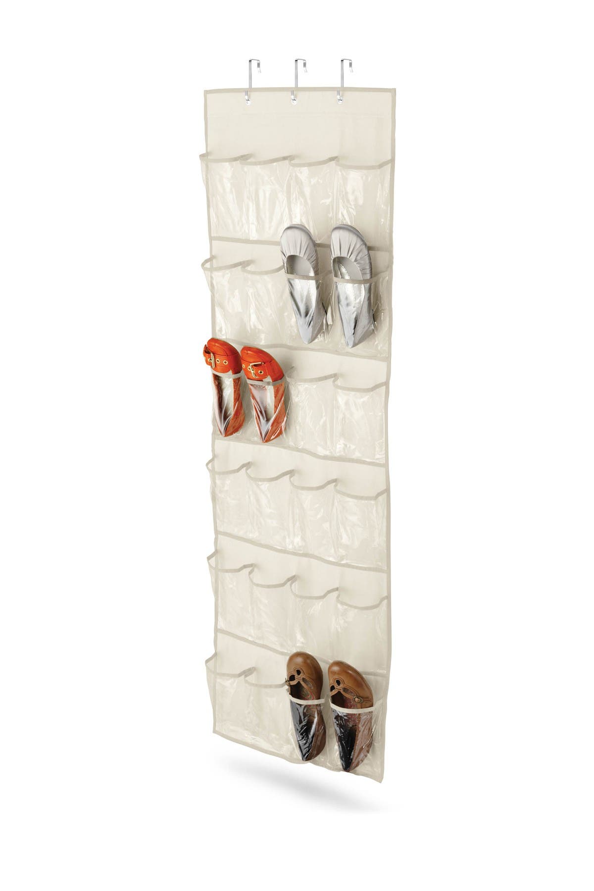 over the door shoe rack on Honey Can Do 24 Pocket Over The Door Shoe Organizer Natural Nordstrom Rack
