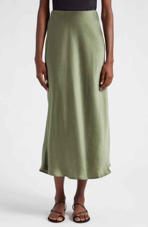 Color-Blocked Knit Midi Skirt - Women - Ready-to-Wear
