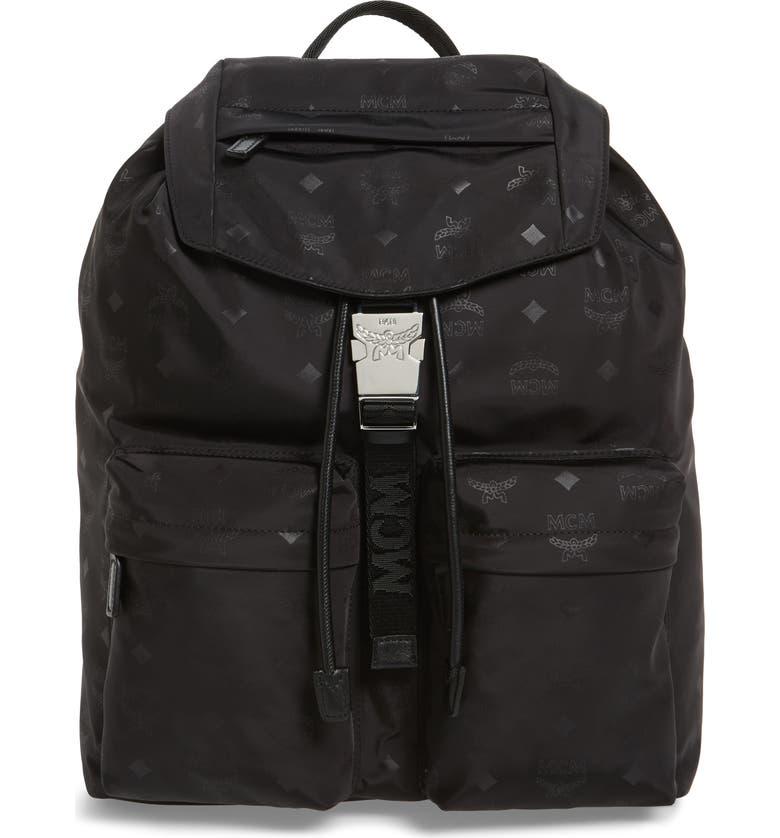 nylon mcm backpack