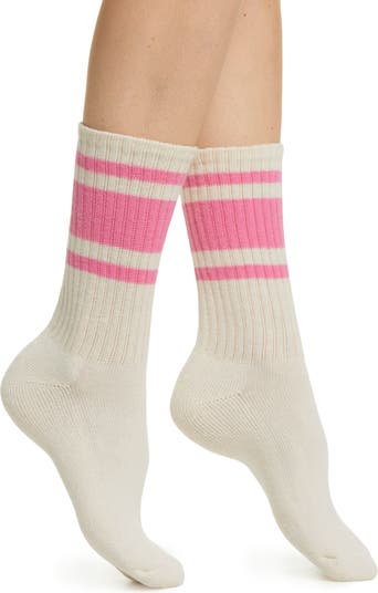 Quarter Crew Mono Stripe Varsity Socks - various colours – DOWSE