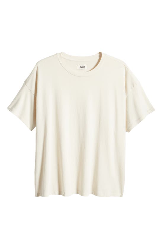 Shop Elwood Oversize Crewneck T-shirt In White Oak
