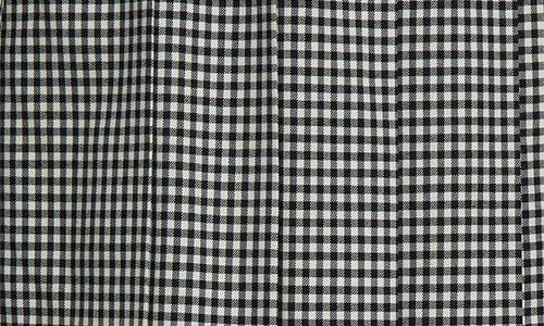 Shop Comme Des Garcons Girl Comme Des Garçons Girl Gingham Wool Skirt In Black/white