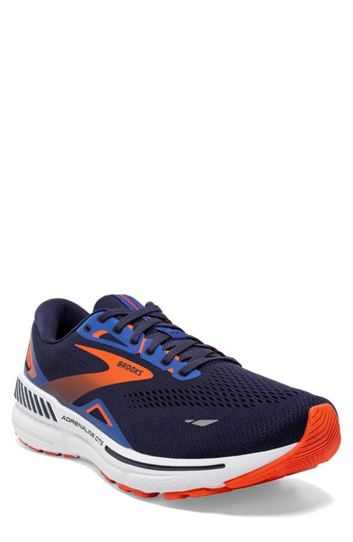 Adrenaline GTS 23 Running Sneaker in Peacoat/Orange/Surf The Web