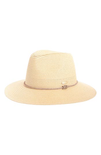 Steve Madden Alta Knot Paper Panama Hat In Neutral