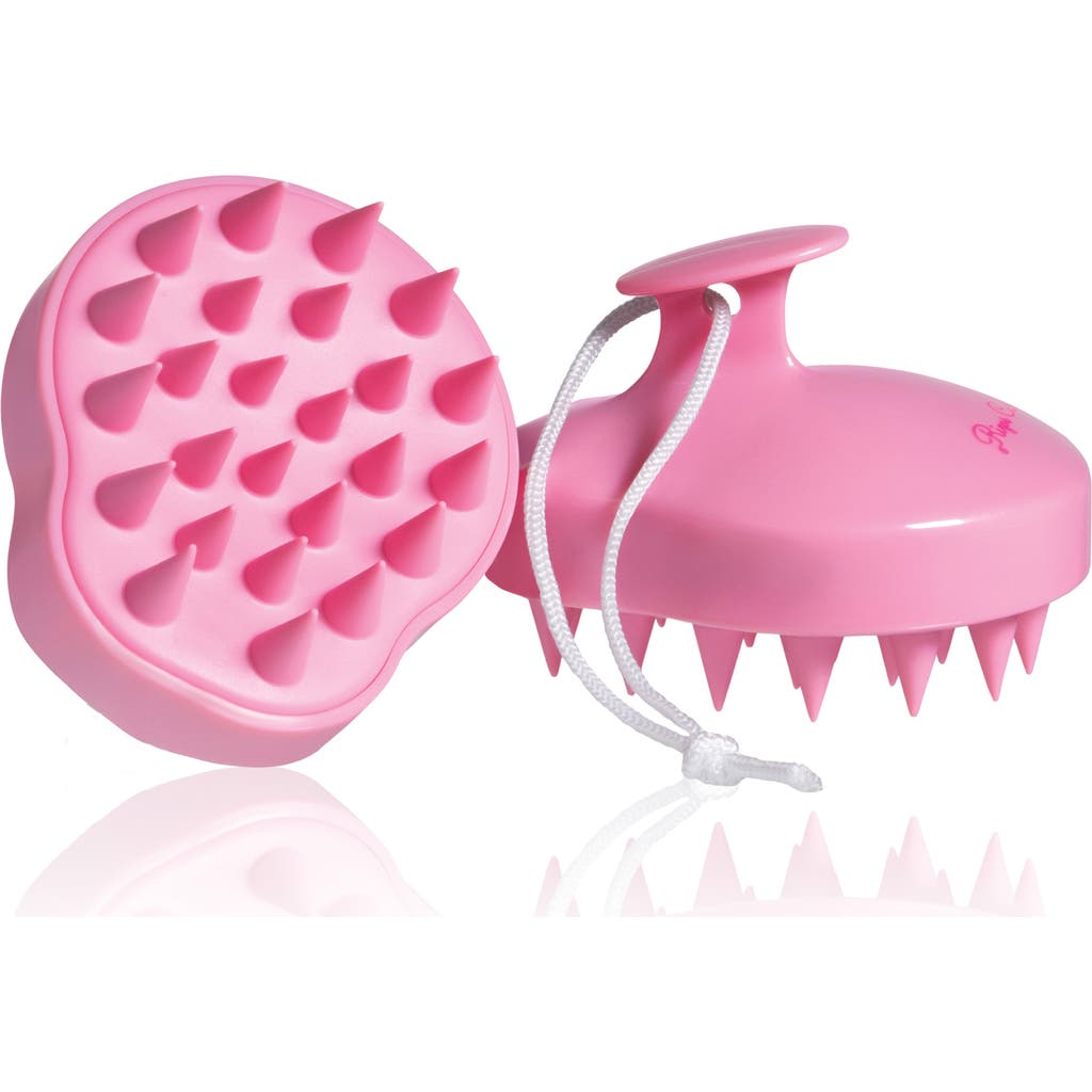 Rizos Curls Scalp Massage Brush In Pink