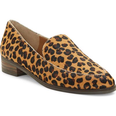 Lucky Brand Camdyn Genuine Calf Hair Loafer- Brown