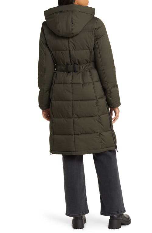 SAM EDELMAN SAM EDELMAN BELTED HOODED PUFFER COAT