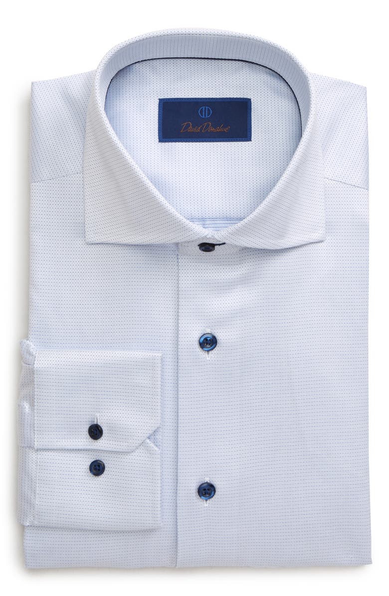 David Donahue Regular Fit Print Dress Shirt | Nordstrom