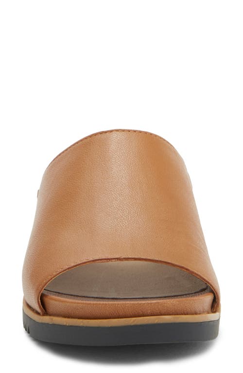 Eileen Fisher Koha Leather Sandal In Cognac