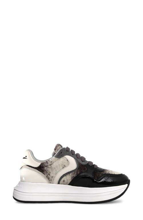 Shop Voile Blanche Melany Platform Sneaker In Black