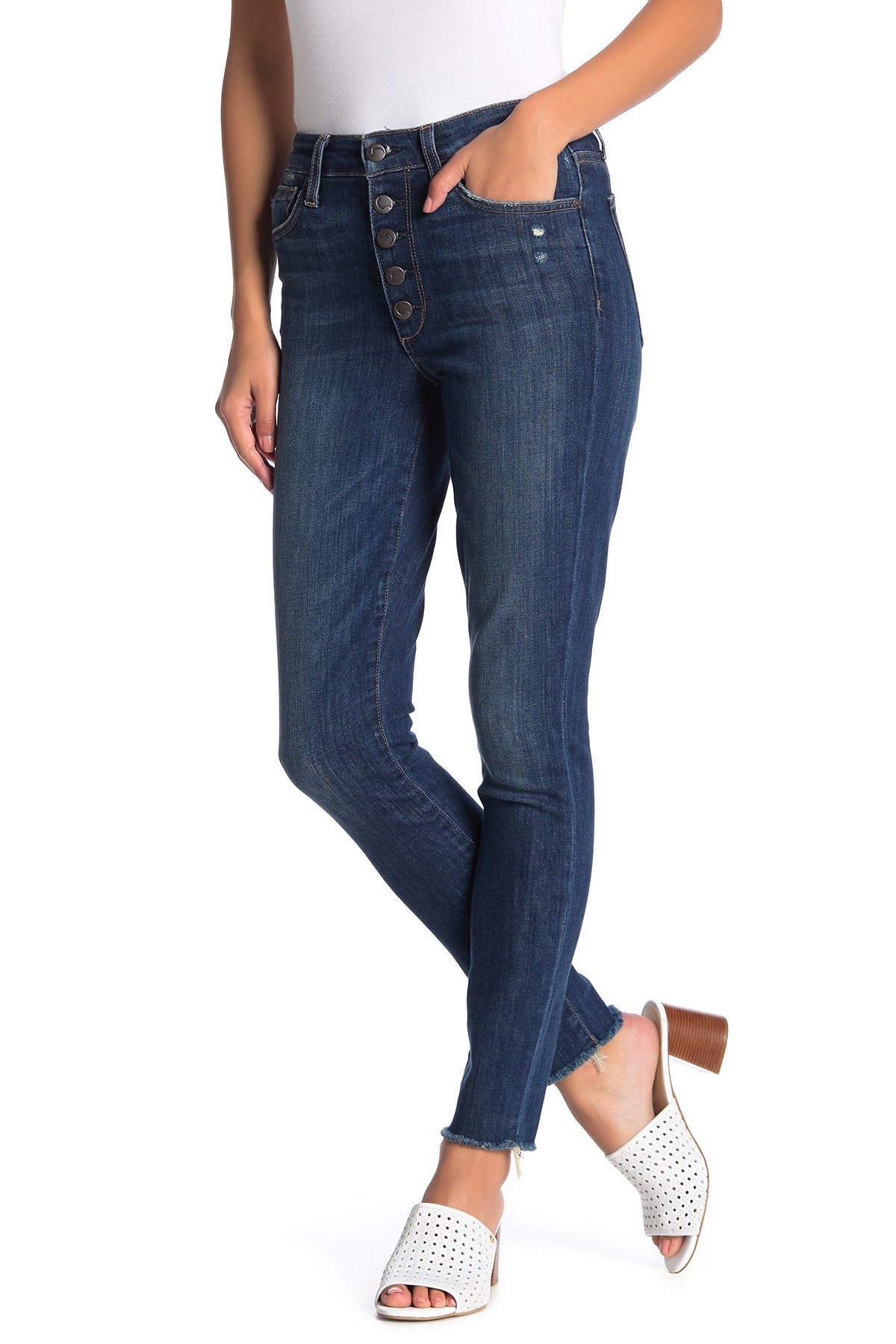 button fly skinny jeans womens
