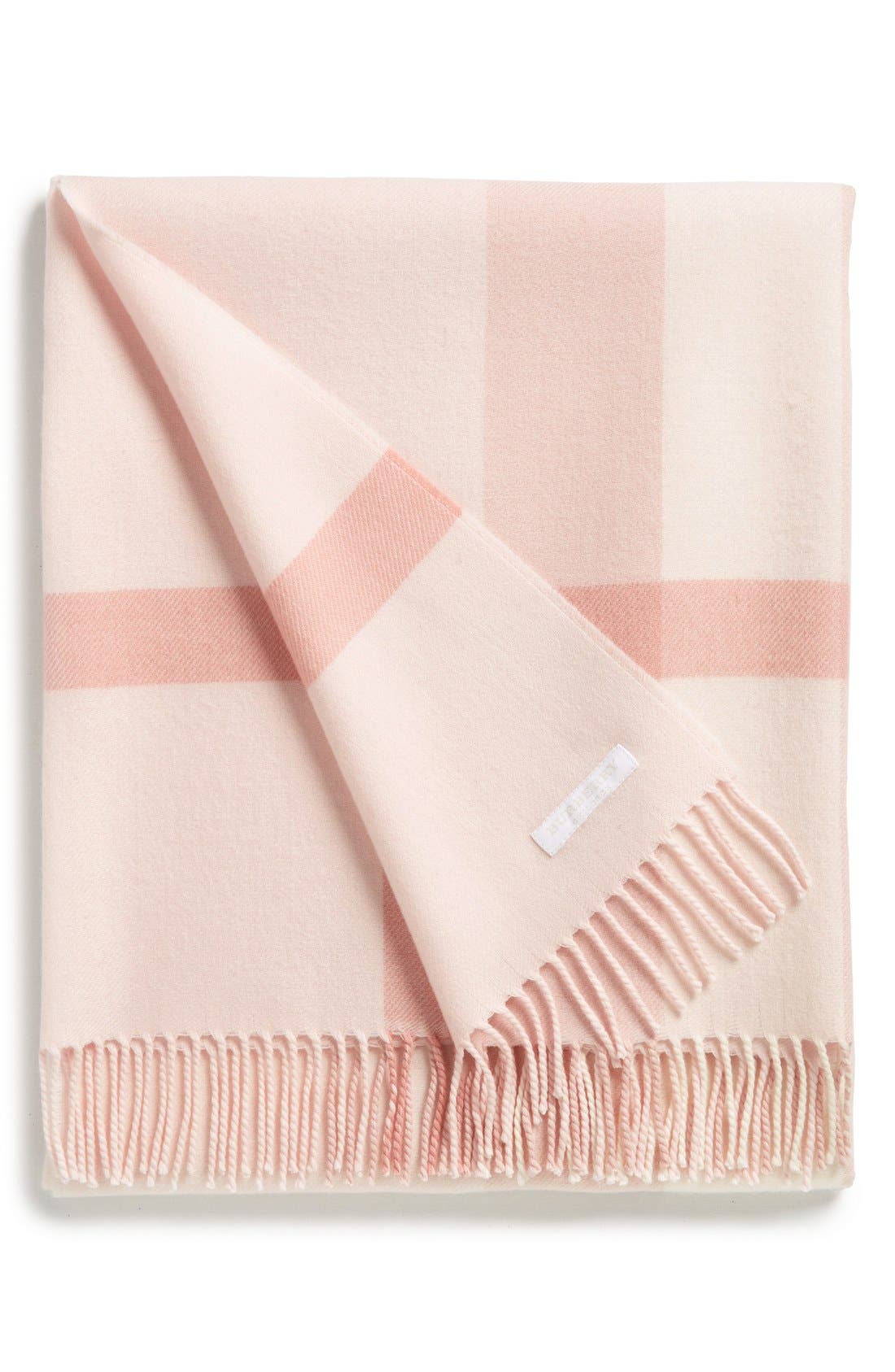 burberry baby blanket pink