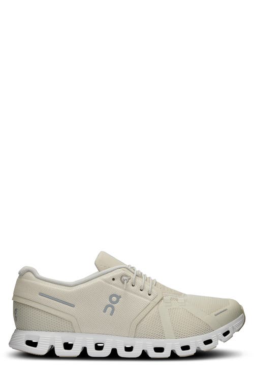 On Cloud 5 Running Shoe In Cream/sand