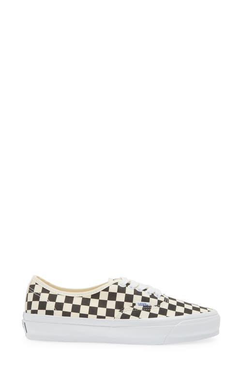 Shop Vans Premium Authentic Reissue 44 Sneaker In Checkerboard Black/off White