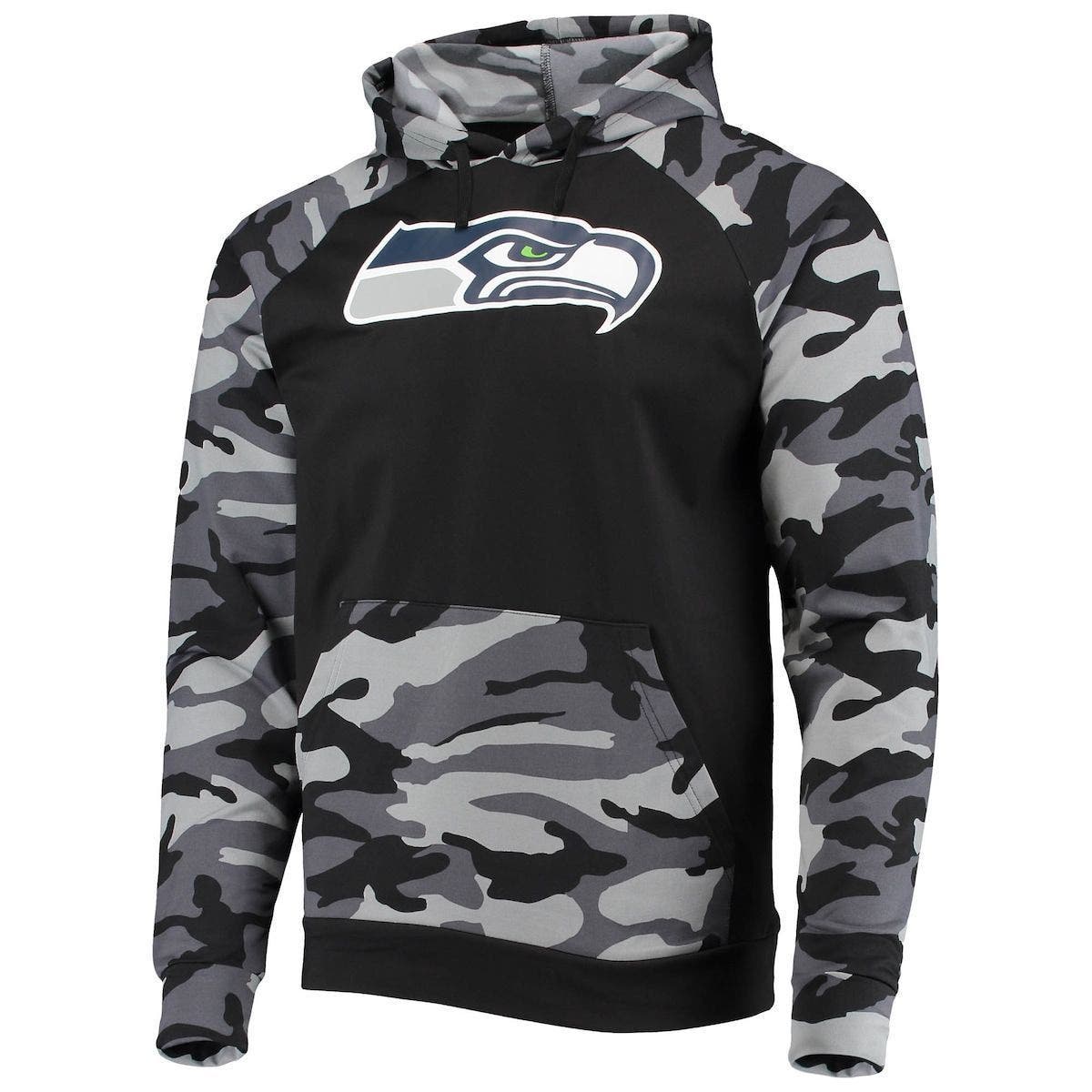 Seattle Seahawks Nike 2021 Salute To Service Therma Performance Pullover  Hoodie - Camo