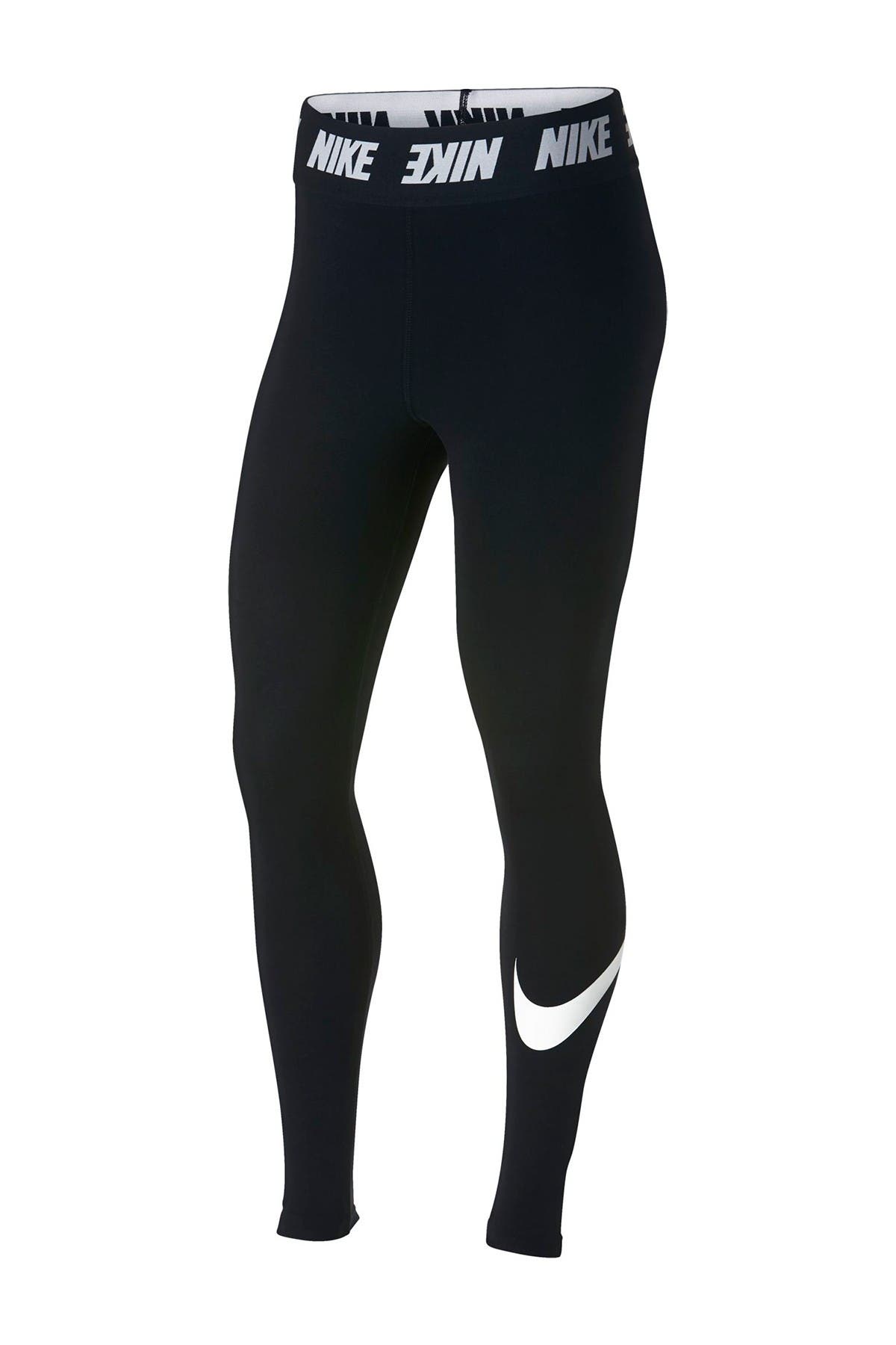 black and white nike tights