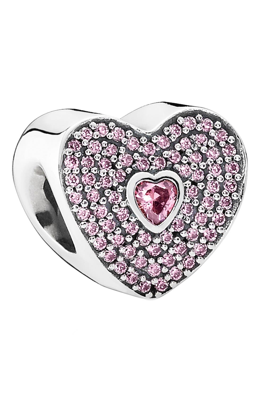 PANDORA Boxed Valentine's Day Heart Bead Charm Nordstrom