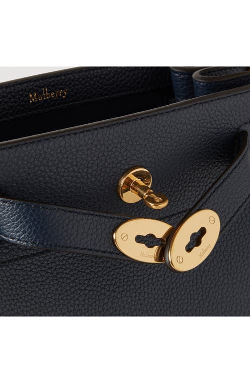 Mulberry Leather Islington Bucket Bag In Night Sky