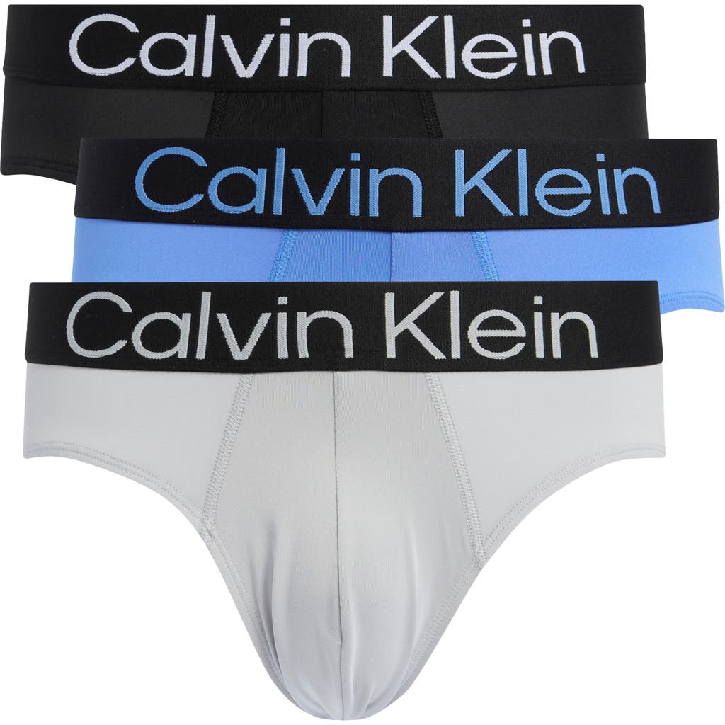 Calvin Klein 3-pack Hip Briefs In Multi